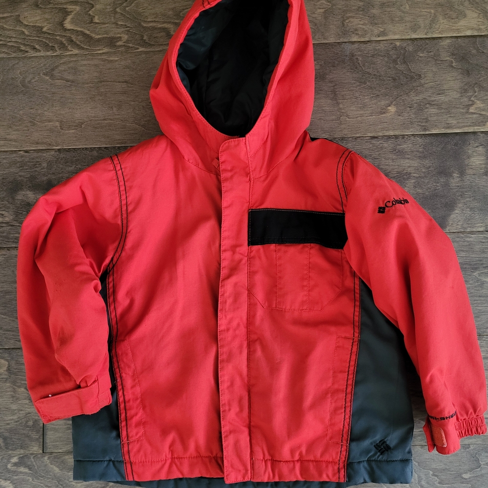 Columbia Kids Red and Black Jacket